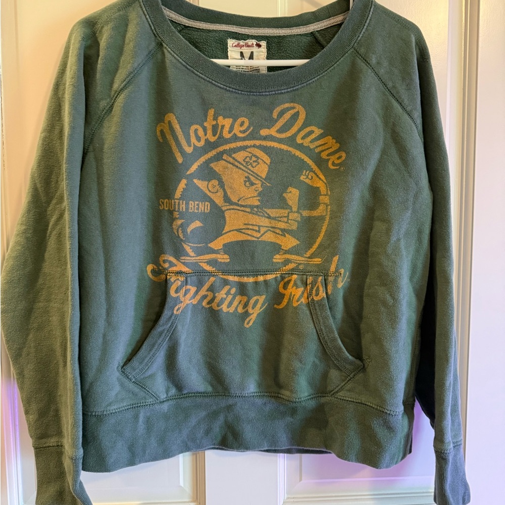 Notre Dame Fighting Irish Green Sweatshirt